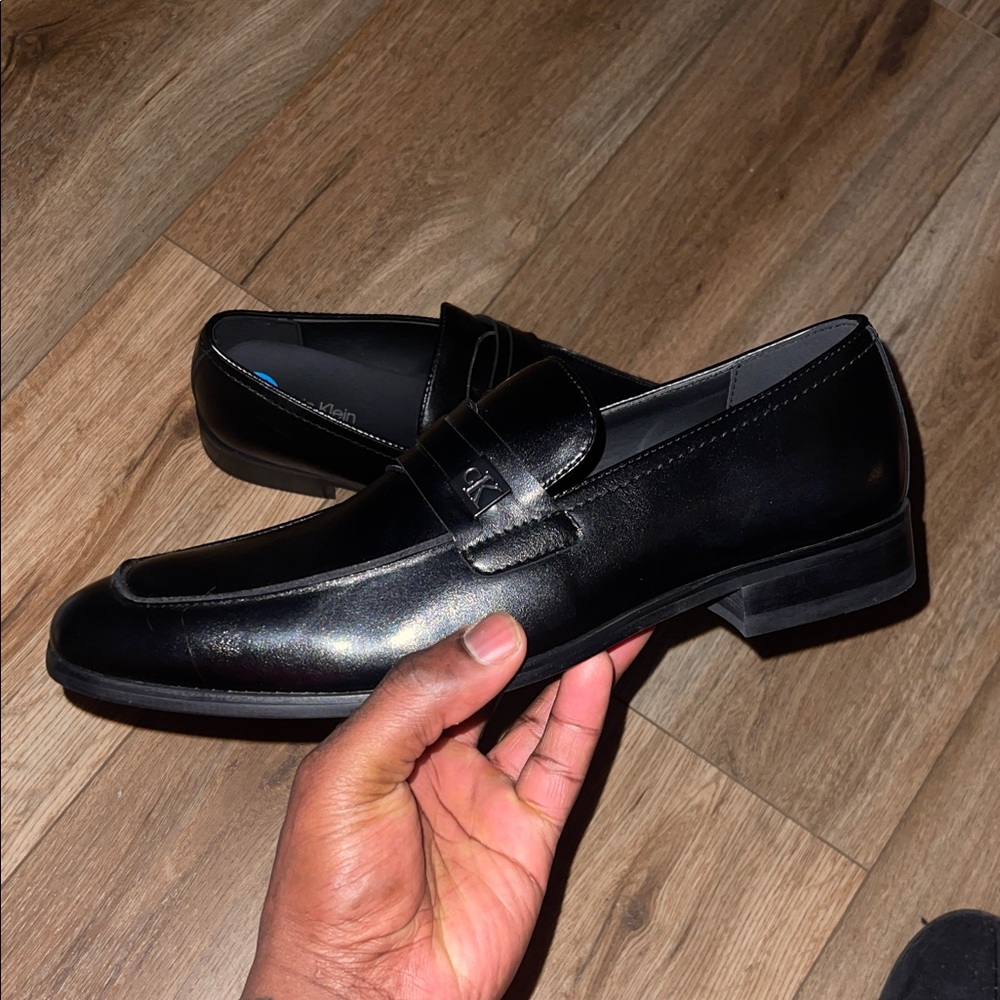 Calvin Klein Men's Classic Black Slip-On Loafers